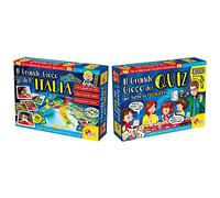 Liscianigiochi 51156 Il Grande Gioco Dell'Italia & I'm a Genius Il Grande Gioco dei Quiz per Tutta la Famiglia, 56460