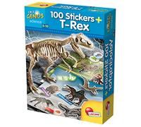 Liscianigiochi 59775 Gioco I'm a Genius Dino 100 Stickers TTex