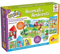 Liscianigiochi Lisciani Giochi 60146-Gioco Carotina Maxi Animali e Ambienti, Multicolore, 60146