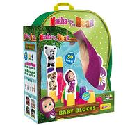 Liscianigiochi And The Bear Masha Zainetto Baby Blocks, Multicolore, 88751da 2 anni in su