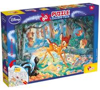 Lisciani Giochi Bambi Disney Puzzle Doppia Faccia, 60 Pezzi, Multicolore, 47932