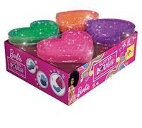 Lisciani Giochi Barbie Glitter Dough Multipack 4 Vasetti, S, 88843