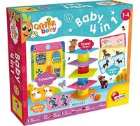 Liscianigiochi- Carotina 4 in 1 Gioco Educativo Prescolari e Baby, Multicolore,