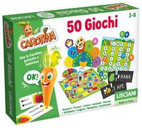 Liscianigiochi Carotina 50 Giochi Per Bambini Multicolore 76710 3-6 anni
