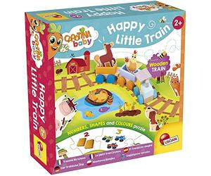 Liscianigiochi - Carotina Baby Gioco educativo, EX84005, Maxi Puzzle E Piccolo Treno