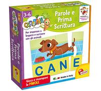 Liscianigiochi- Carotina Quadrotte Parole e Prima Scrittura Gioco Educativo Prescolari, Bambini 3-6 anni, Multicolore, 87518