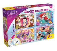 Lisciani Giochi- Disney Puzzle Maxifloor 4 X 48 Princess, 91744