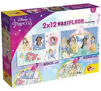 Lisciani Puzzle Disney Maxifloor Princess 2 x 12 pezzi