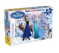 Liscianigiochi, Frozen Elsa And Anna Disney Puzzle, 108 Pezzi, Multicolore, 42121