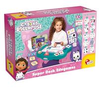 Liscianigiochi-Gabby's Dollhouse Super Desk edugames, 103355, Multicolore, Taille Unique