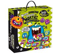 Liscianigiochi- Kids Love Monsters Domino Tombola e Memo dei Mostri Gioco, Multicolore, 82735