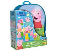 ZAINETTO ZAINO BAMBINI PEPPA PIG COSTRUZIONI LISCIANI 82674