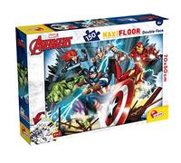 Lisciani Puzzle Marvel Avengers 100774 Maxi Floor 150 pezzi Doppia Faccia