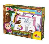 Liscianigiochi - Masha e Orso Scuola di Disegno Gioco Creativo, Multicolore, small, 85996