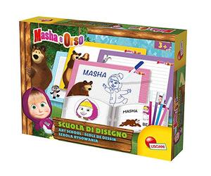 Liscianigiochi - Masha e Orso Scuola di Disegno Gioco Creativo, Multicolore, small, 85996