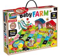 Liscianigiochi- Animali Montessori Legno Baby Farm, Multicolore, m, 85873