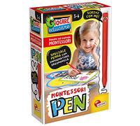 LISCIANI- Montessori Pen Basic, Penna Ergonomica, Multicolore, Small, 97203