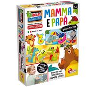Liscianigiochi Montessori Plus Mamma e Papa Gioco Educativo Prescolari, 3 - 6 anni, Multicolore, 85613