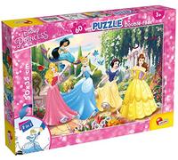 Liscianigiochi - Princess Puzzle Doppia Faccia, 60 Pezzi, Multicolore, 74044