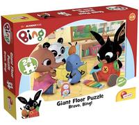 Liscianigiochi Puzzle Giant Floor 24 Bravo Bing, 75805 | Maxi puzzle, pezzi extra spessi in cartone rigido, formato 70 x 50 cm, scena Bravo Bing, favorisce l'osservazione