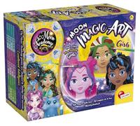 Lisciani Kit creativo Moon Magic Art Girls - Statuine in gesso da dipingere - The Moon Academy