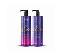 Lisciante alla cheratina brasiliana raddrizzamento Fox Gloss Shampoo & Maschera 2 X 1 Lt.