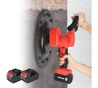 Lisciatrice Per Superfici Di Pareti In Cemento, Macchina Per Intonacatura Elettrica, Concrete Industriale Frattazzo Elettrico, Con Asta Di Prolunga, Motore In Rame Puro, 40-300 Giri/Min 10batteries
