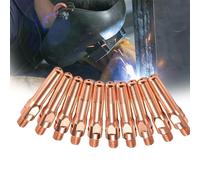 Liscio intasamento anti foro precisione M6 scegliere diametri vari ugelli adatti pistole in rame punte di contatto MIG confezione saldatura alimentazione filo 10 Bold 8.8 * 45mm Aperture 0.8 mm