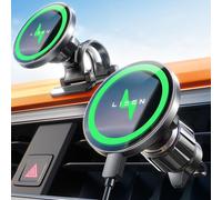 LISEN 15W Supporto Auto Magsafe Accessori Auto [20Xn55 Magnete] Porta Iphone Mag