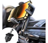 LISEN CD Porta Cellulare da Auto, [Clip per Gancio Qualità Militare] 360 Gradi di Rotazione Supporto Telefono Auto per Presa D'aria Dell'Auto Portacellulare Auto per Universale Phone iPhone