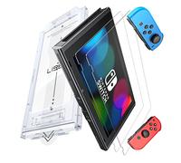LISEN for Nintendo Switch 2017 Screen Protector [2025 Upgrade] (ANTI-GLARE & Auto Dust-Elimination) Screen Protector Switch Tempered Glass [Longest Durable] Full Coverage, 2 Pack