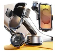 LISEN Porta Cellulare Auto, [Nuovo Elettrico Aspirazione Affidabile] Supproto Telefono Universale, Supporto Cellulare Auto Per il Cruscotto Compatibile con iPhone 16/15 Samsung Galaxy S25/S24 Xiaomi