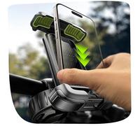 LISEN Supporto per cellulare da bicicletta, universale a 360°, con doppio fusibile, supporto per cellulare da bicicletta, per un facile montaggio, compatibile con smartphone e scooter
