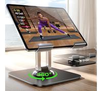 LISEN Supporto Tablet iPad Porta Tablet da Tavolo,Regalo per Kindle Paperwhite 2025,Supporto ipad11 10 generazione Accessori Scrivania Porta Poggia Telefono Accessori Scrivania Monitor Portatile 12.9”