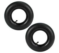 Liseng Pneumatico per Camera D'Aria da 2 Pezzi 4,10/3,50-4 Pollici per Carrello, Carrello, Carrello, Carrello da Giardino, Tosaerba, Tubo di Ricambio 4.10-4