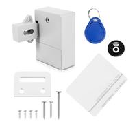 Liseng Serratura a induzione invisibile, serratura elettronica RFID invisibile, fai da te con apertura intelligente digitale intelligente foro perforato per scrivania, cassetto, porta,