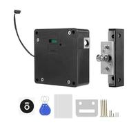 Liseng Serratura elettronica nascosta fai da te invisibile per RFID Home Office Smart Drawer Locker per porte (nero)