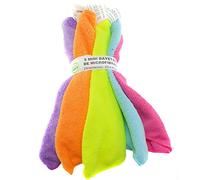 Liseré Vert Mini panni in microfibra, Multicolore, 20 x 20 cm, Confezione da 5 Pezzi