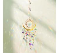 Lishang Acchiappasole Cristallo Scacciapensieri da Appendere Pendenti Prismi Cristallo Appeso Arcobaleno Prisma Finestra