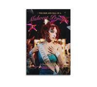 LISHDUNS Chappell Roan The Rise and Fall Ofa Midwest Princess, poster decorativo da parete per camera da letto e soggiorno, stile Art Deco, 30 x 45 cm, senza cornice
