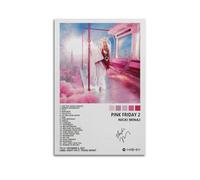LISHDUNS Nicki Minaj - Poster con album Pink Friday 2, per camera da letto, soggiorno, decorazione da parete, poster estetico, 30 x 45 cm, senza cornice