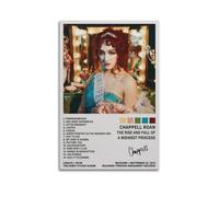LISHDUNS Poster Chappell Roan The Rise and Fall Ofa Midwest Princess, per camera da letto e soggiorno, decorazione da parete, stile Art Deco, 30 x 45 cm, senza cornice