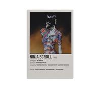 LISHDUNS Poster del film Ninja Scroll per camera da letto e soggiorno, decorazione da parete, poster estetico Art Deco, 30 x 45 cm, senza cornice