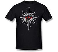 lishen Ccdd Men's Dragon Age Inquisition Symbol Tshirts Black 3XL