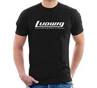 lishen Ludwig T Shirt Drums Drummer Black 3XL