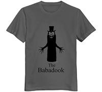 lishen Men's 3D The Babadook 100% Cotton T Shirt Us KellyGreen Grey M