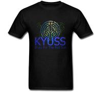 lishen Men's Kyuss Band Blues for The Red Sun T Shirt Black 3XL