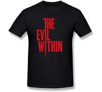 lishen Men's The Evil Within Logo T Shirt Black L