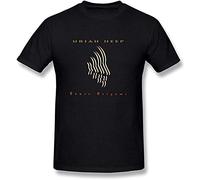 lishen Men's Uriah Heep Slmic Osisami T Shirt Black M