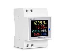 Lisher 1 pz digitale monofase AC 40-300 V 100 A Rail Din 6 in 1 Voltmetro (TC integrata)